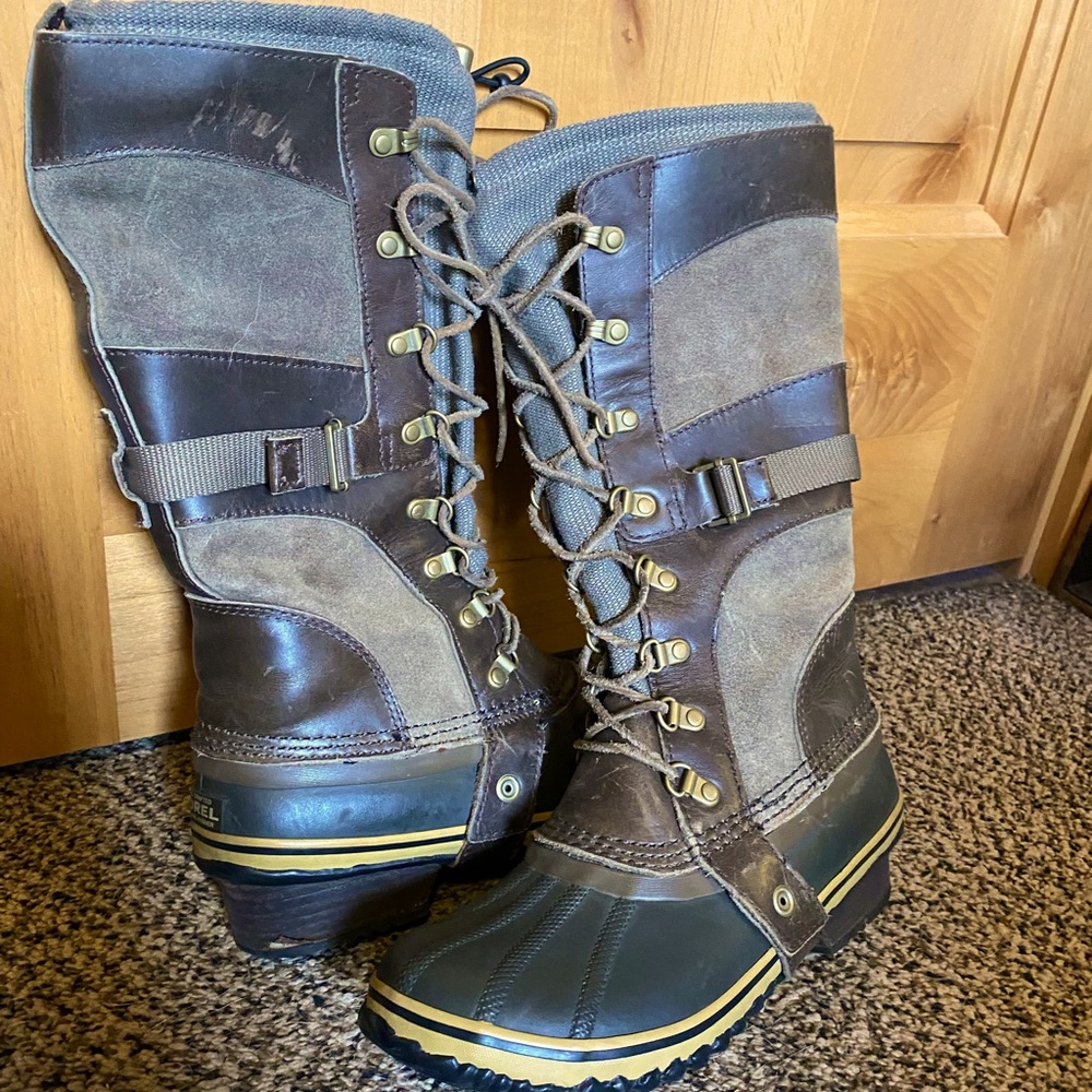 Sorel Tall Lace Up Boots